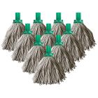 Socket Mop Heads 300g 10oz Green (Bulk Pack of 10)