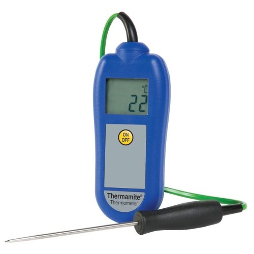 AvaTemp 3 Blue Digital Folding Probe Thermometer with Magnet
