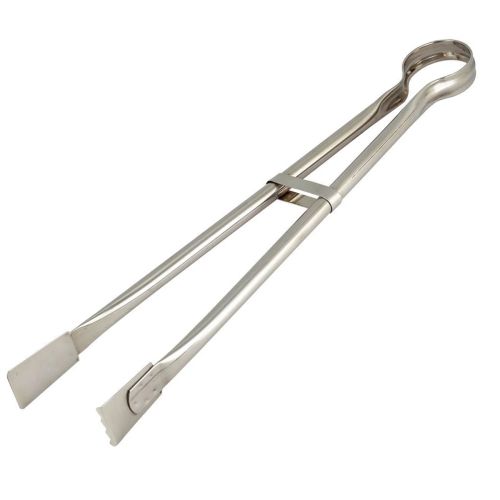 Japanese Stainless Steel Grill Tongs Bread Steak Elongated BBQ
