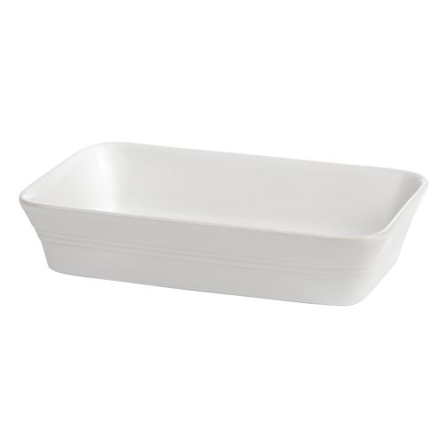 Porcelite Bakeware White Rectangular Dish 26cm (Pack of 4)