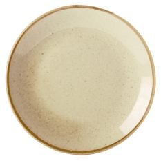 Porcelite 187618WH Seasons Wheat Coupe Plates 18cm x 6 standard porcelain hotelware. High quality porcelain hotelware