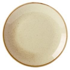 Porcelite 187628WH Seasons Wheat Coupe Plates 28cm x 6 standard porcelain hotelware. High quality porcelain hotelware