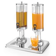 Hendi Juice Dispenser with Ice Core Double 6 Litre