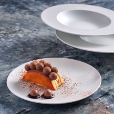 Costa Verde Bubbly Wide Rim Gourmet Plate 29cm/10.5" (Pack of 12)