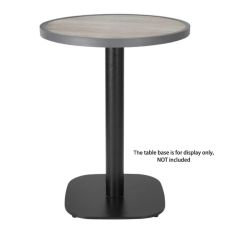 Bolero Fibre Glass Round Table Top Wood Effect 580mm