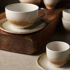 Dudson Finca Sandstone Cappuccino Saucer 15.6cm/6.25" (Pack of 12)