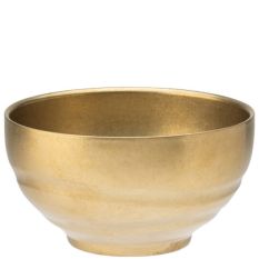 Gold Artemis Stainless Steel Double Walled Bowl 12cm/4.75" (Pack of 6)