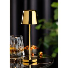 Bermuda Micro LED Cordless Lamp Gold 21cm 