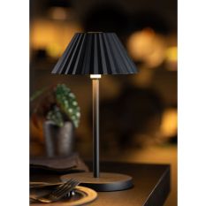 Aruba LED Cordless Lamp Black 23cm 