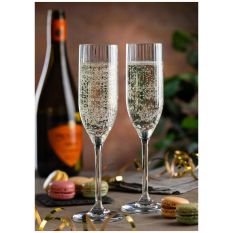 Lucent Reusable Polycarbonate Aintree Champagne Flutes 175ml/6oz (Pack of 6)