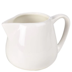 Genware Fine China Traditional Cream Jug 13cl/4oz (Pack of 6)