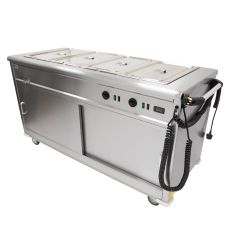 Parry MSB15 Mobile Servery Unit with Bain Marie Top 1575mm