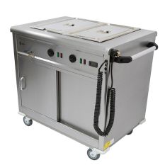 Parry MSB9 Mobile Servery Unit with Bain Marie Top 975mm