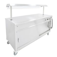 Parry MSF12G Mobile Servery Unit Flat Top 1275mm