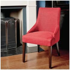 Bolero Finesse Dining Chairs Dark Red (Pack of 2)