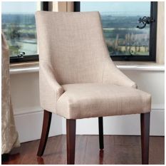 Bolero Finesse Dining Chairs Neutral (Pack of 2)