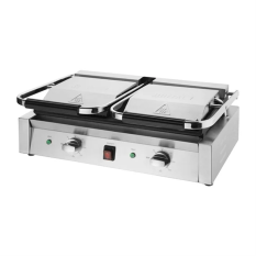 Buffalo Bistro Double Contact Grill Ribbed Top/Flat Bottom 55cm 2.9kW
